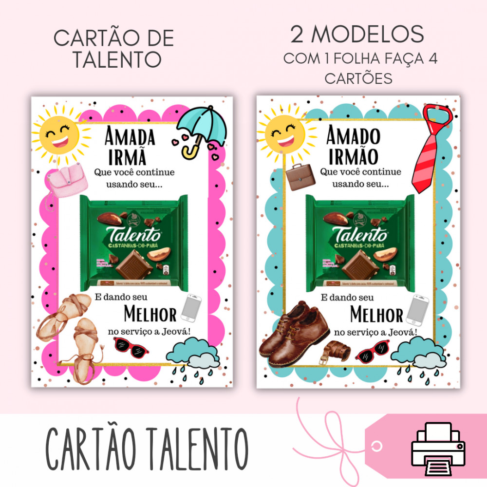 Cartão Talento - Alearts