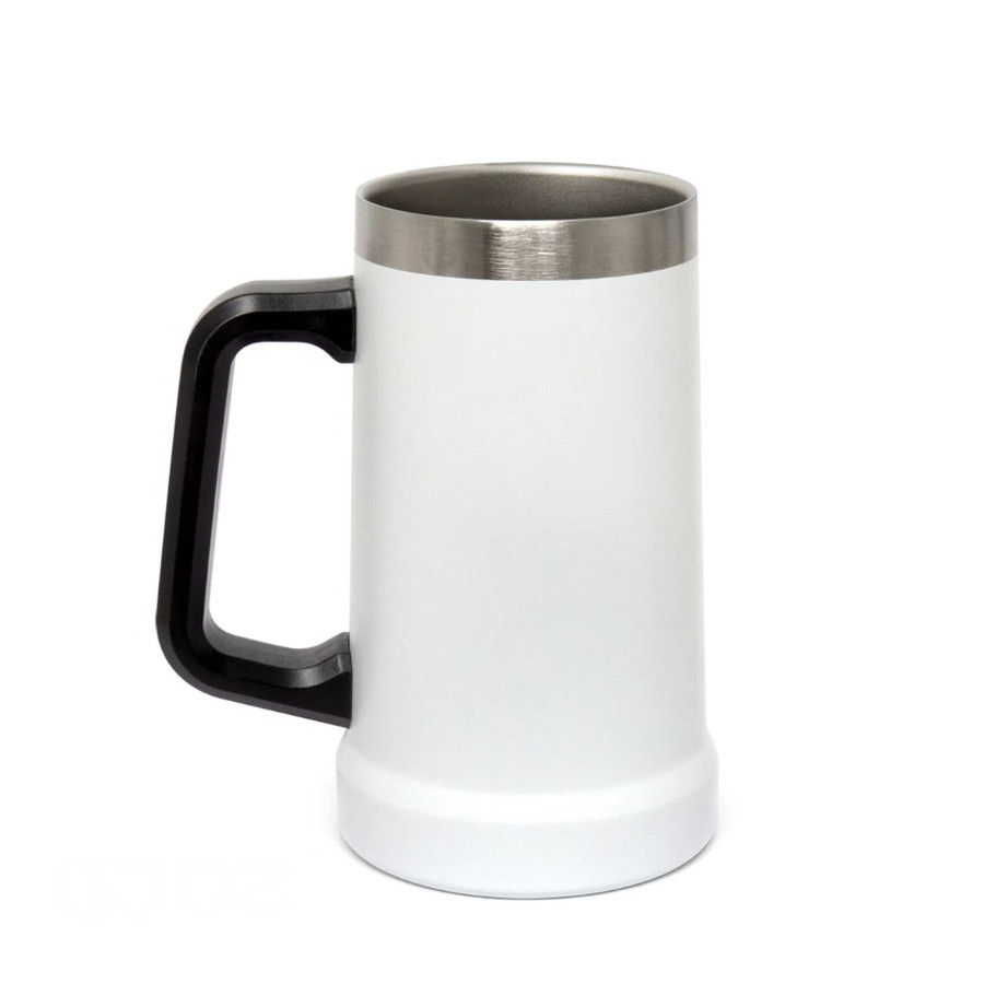Caneca Cerveja Aço Inox 710 Ml AZUL MARINHO - Sublimáticos Mania