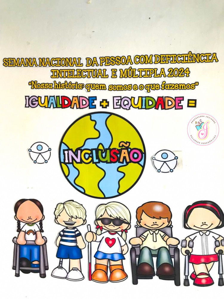 Painel Semana da Inclusão - Professora Jocianne