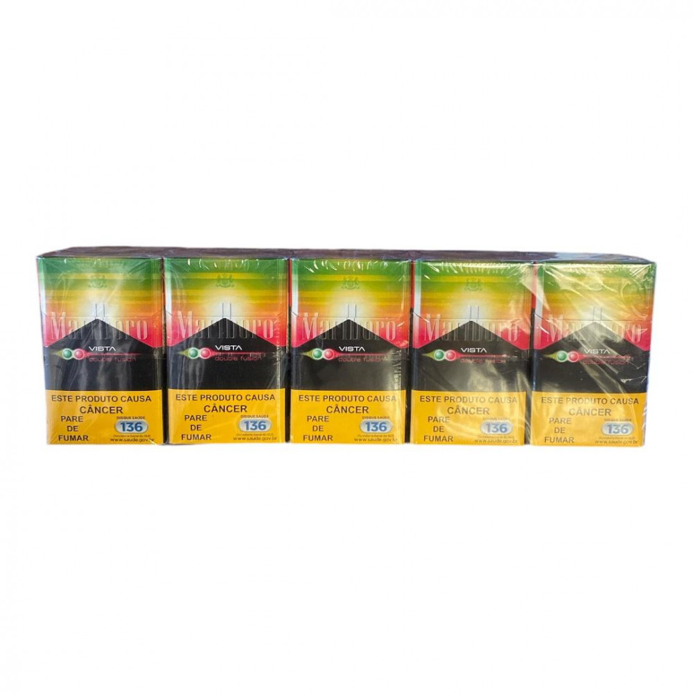 Marlboro Vista Double Fusion Pacote Com 10 - MegaMix Distribuidora