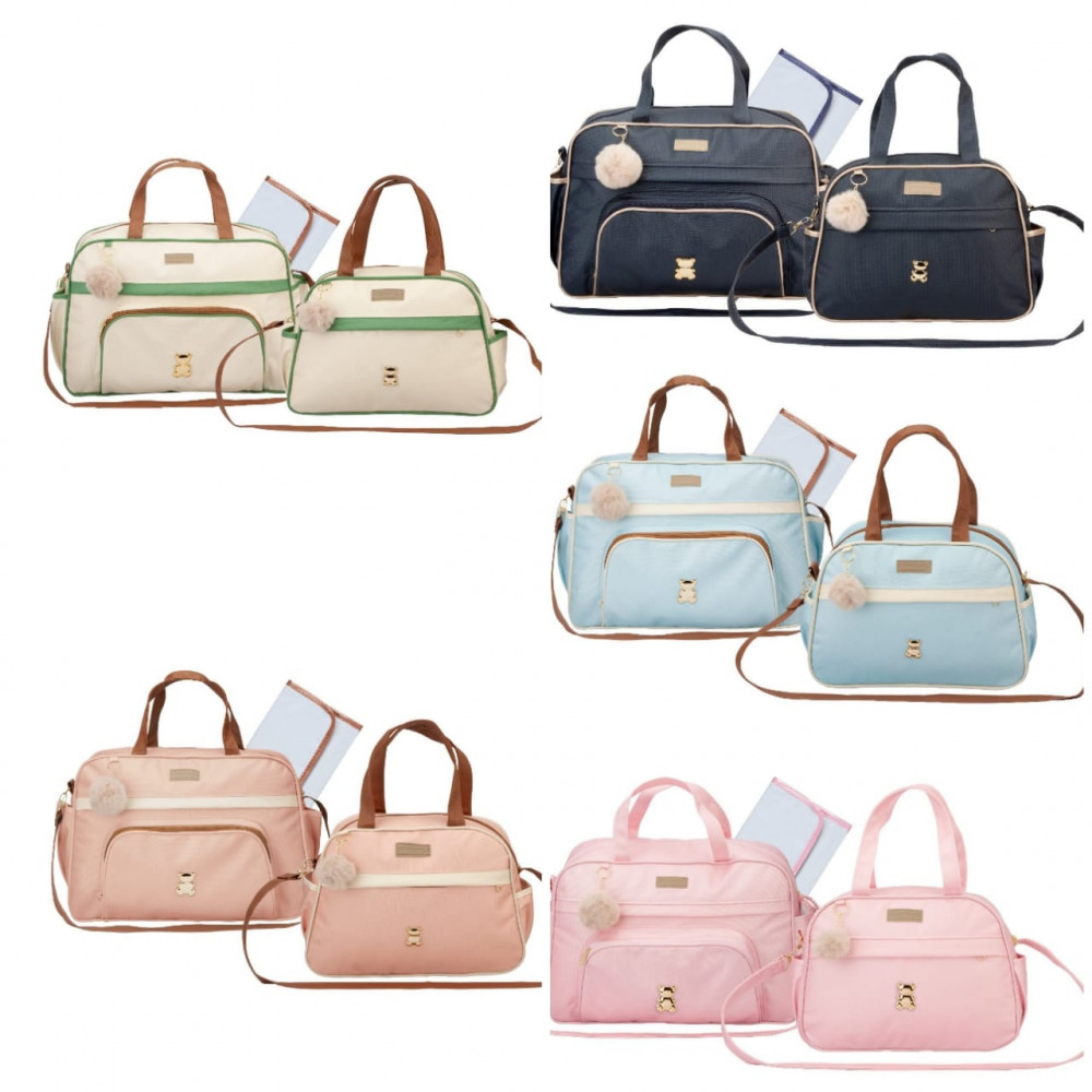 Kit Bolsa 3 peças Petit Baby - (Cód:7324) - Espera Feliz - Nova