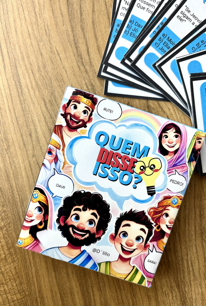 Arquivo Digital - Jogo Quem disse isso? - Dlillo_Paper