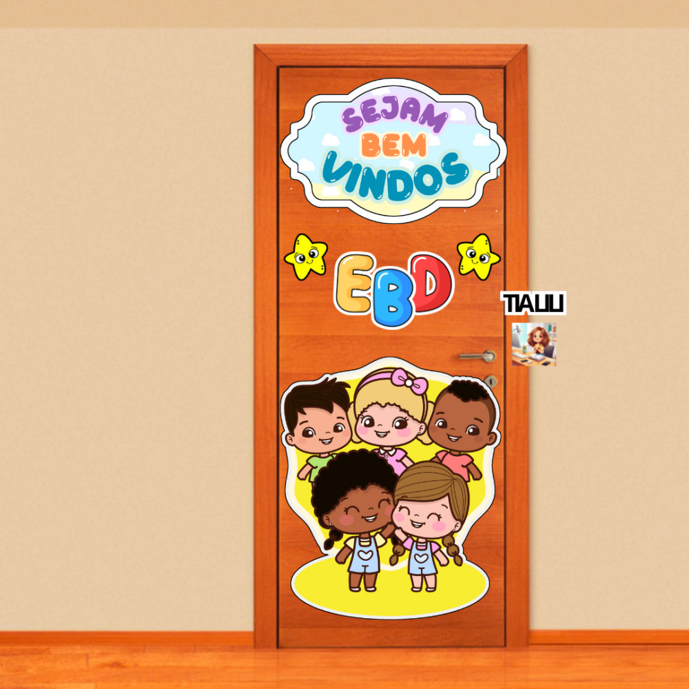 PAINEL SEJAM BEM VINDOS EBD - CRIANÇAS - Ministério infantil