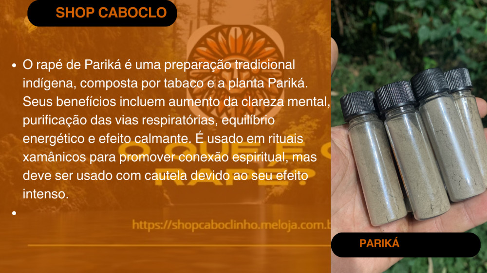 Rapé - PARIKA - Mudamos de site