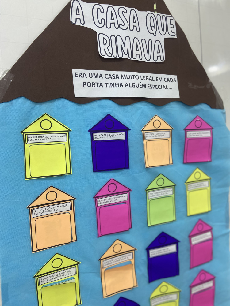 Rumava Atividades - A casa que rimava - Loren.Alfateliê