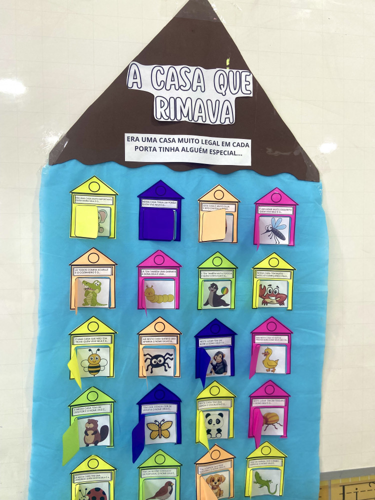 Rumava Atividades - A casa que rimava - Loren.Alfateliê