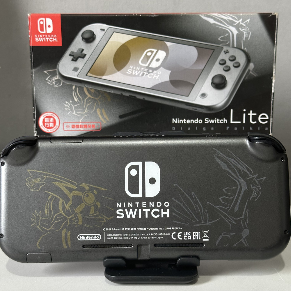 Nintendo Switch Lite Edição Pokémon Dialga & Palkia Desbloqueado