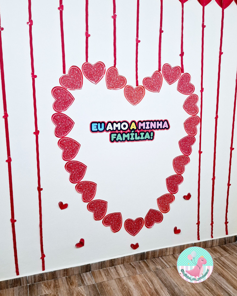 EU AMO A MINHA FAMÍLIA- PAINEL PARA FOTO - Ministério infantil