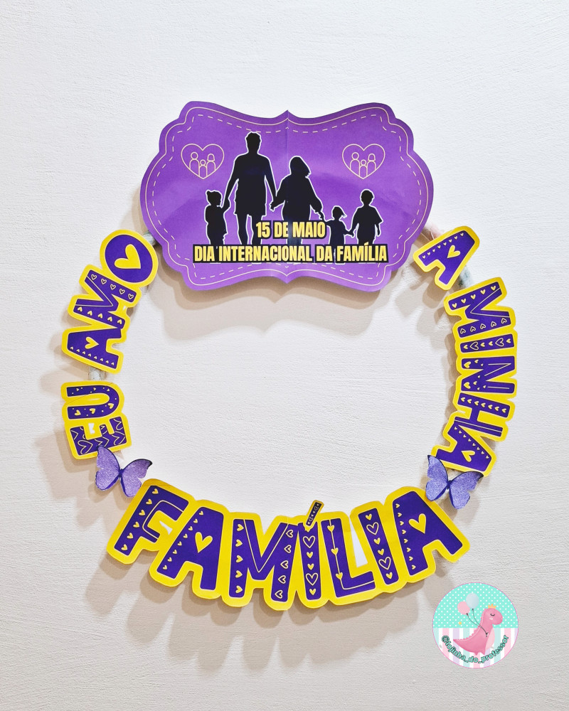 BAMBOLÊ PARA FOTO- DIA DA FAMÍLIA - Ministério infantil