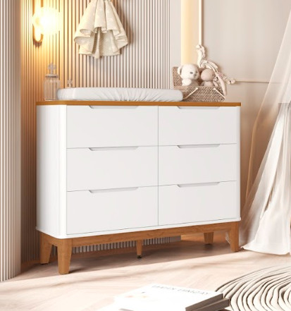Cômoda 6 Gavetas Boom Móveis Reller
