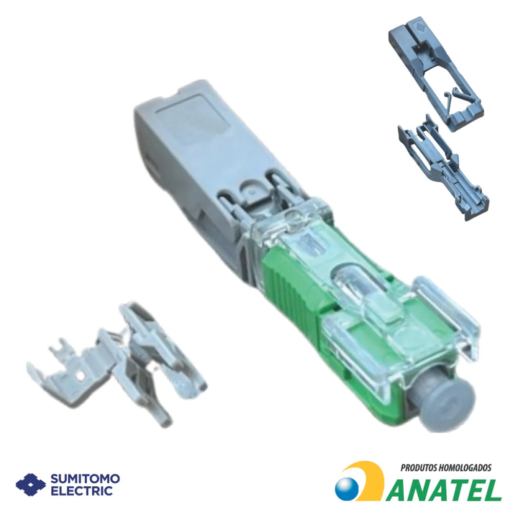 CONECTOR OPTICO SC/APC SUMITOMO 10UND - PortoSat Receptores
