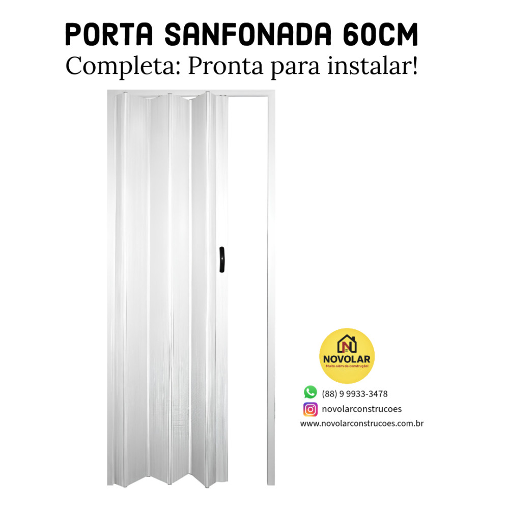 Porta Sanfonada 60 cm