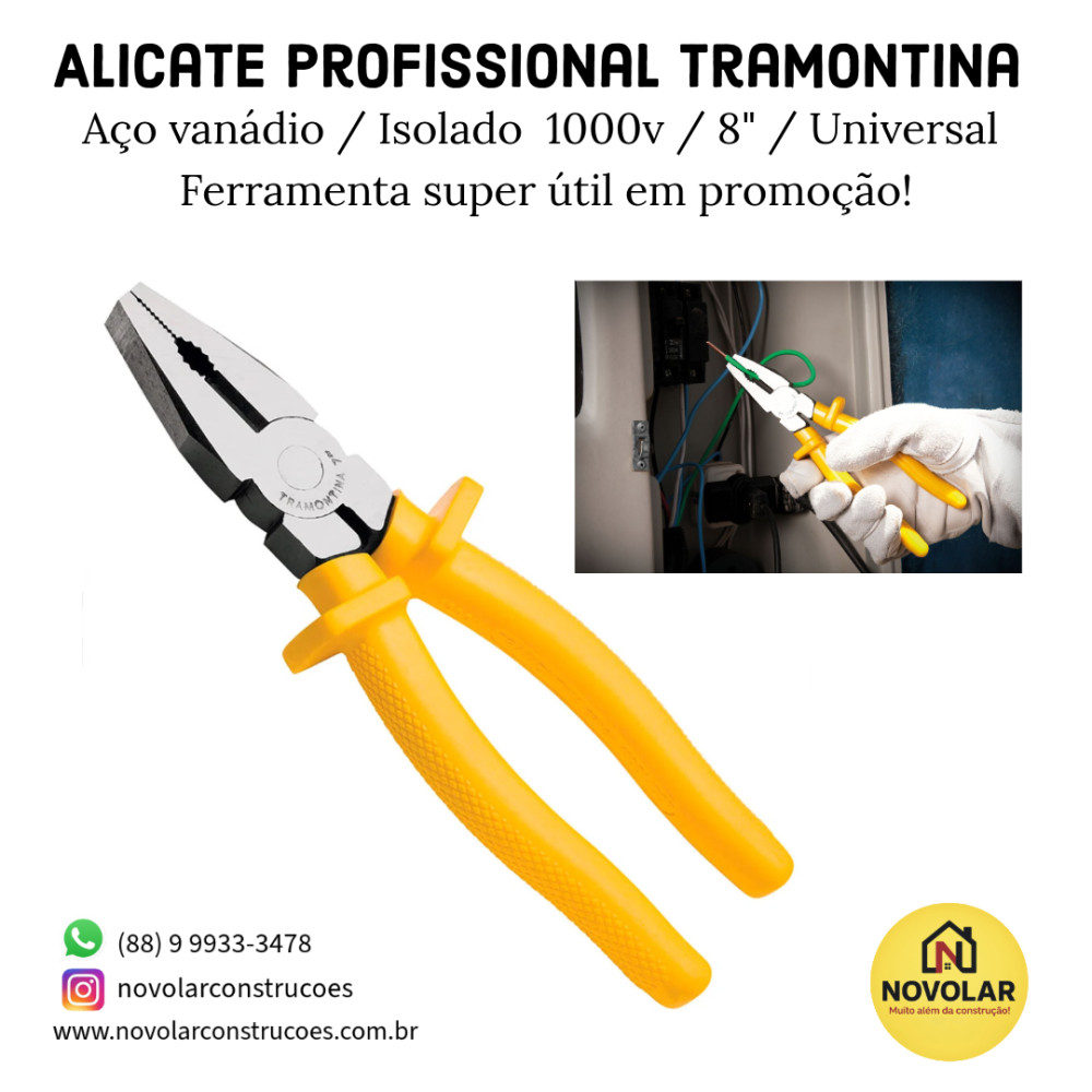 Alicate Universal Profissional Tramontina