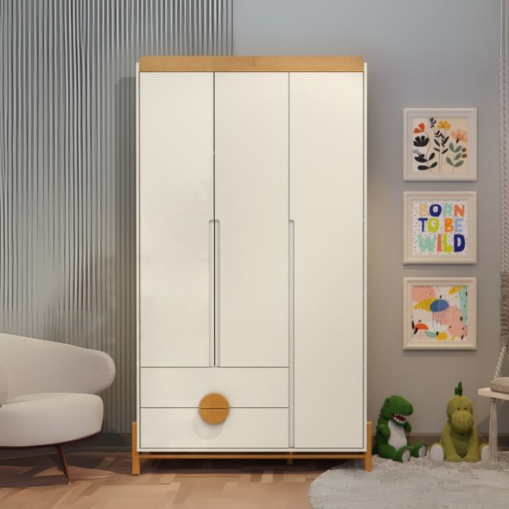 Roupeiro Tess 3 portas Móveis Matic