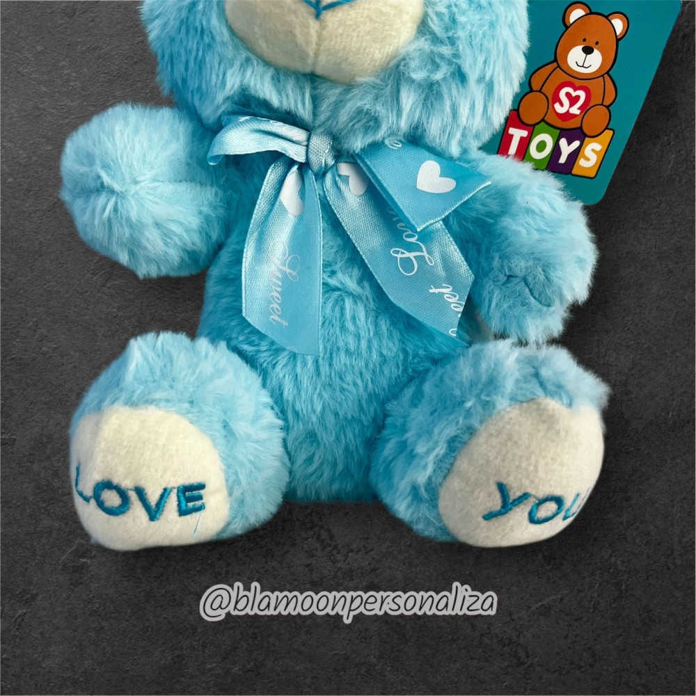 URSO PELÚCIA AZUL - Blamoon