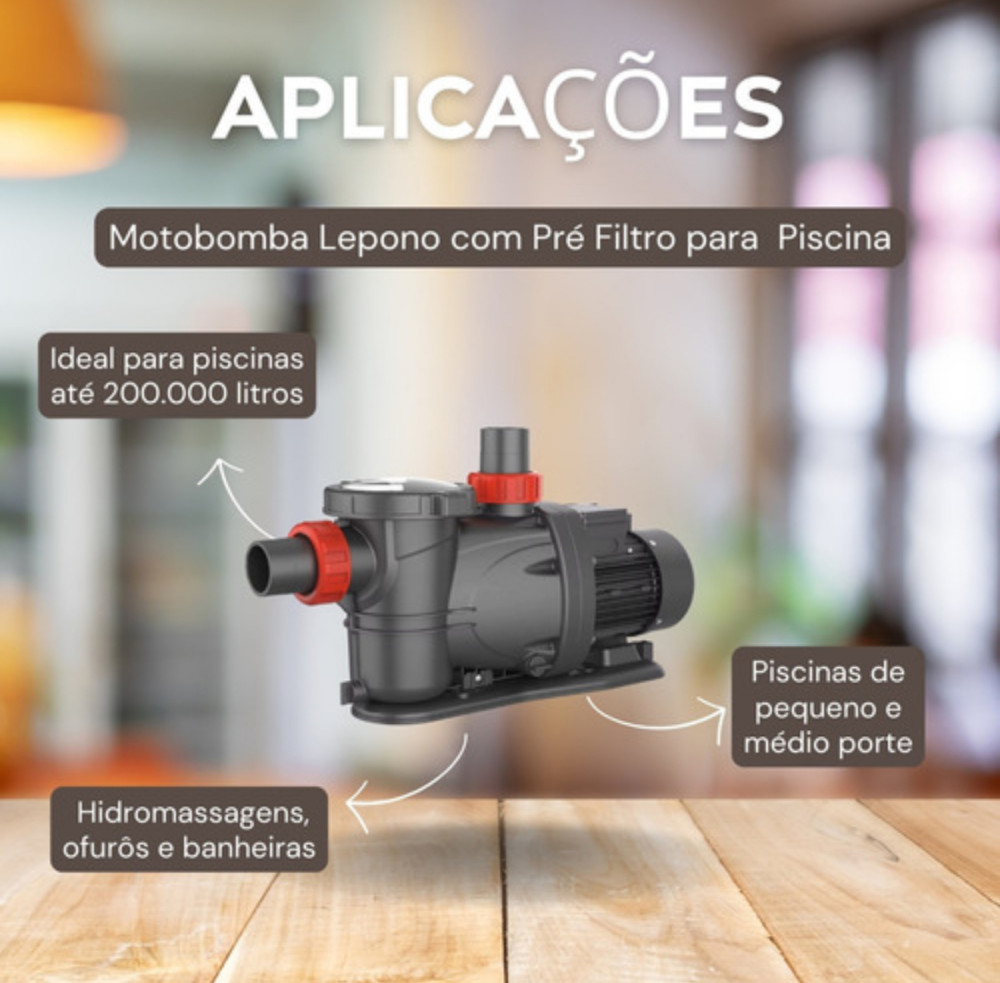 MB PISCINA XKP 405 1/3 HP MON 220V PDR - TF Transformotores Ltda