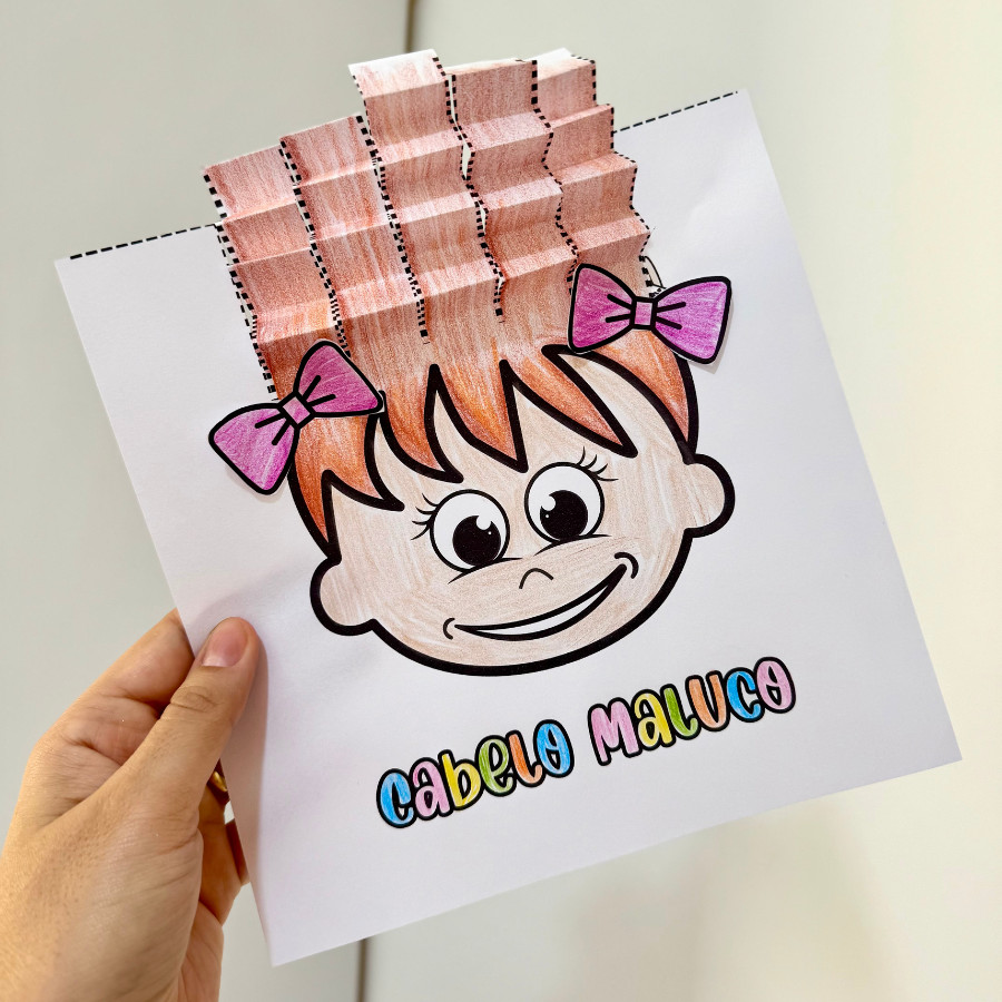 Cabelo maluco - CriativaMente Atividades Pedagógicas