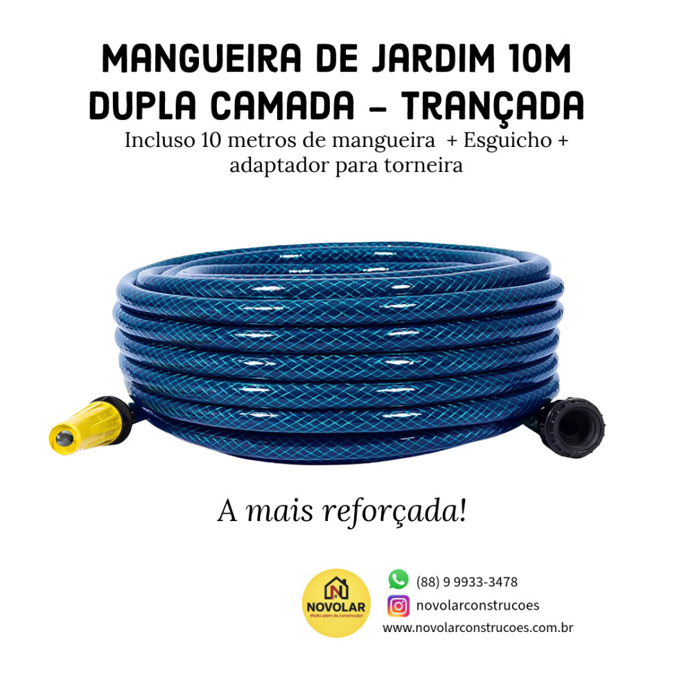 Mangueira de Jardim Trançada 10m