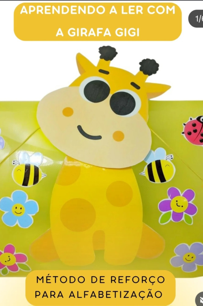 Método de alfabetização-A girafa Gigi