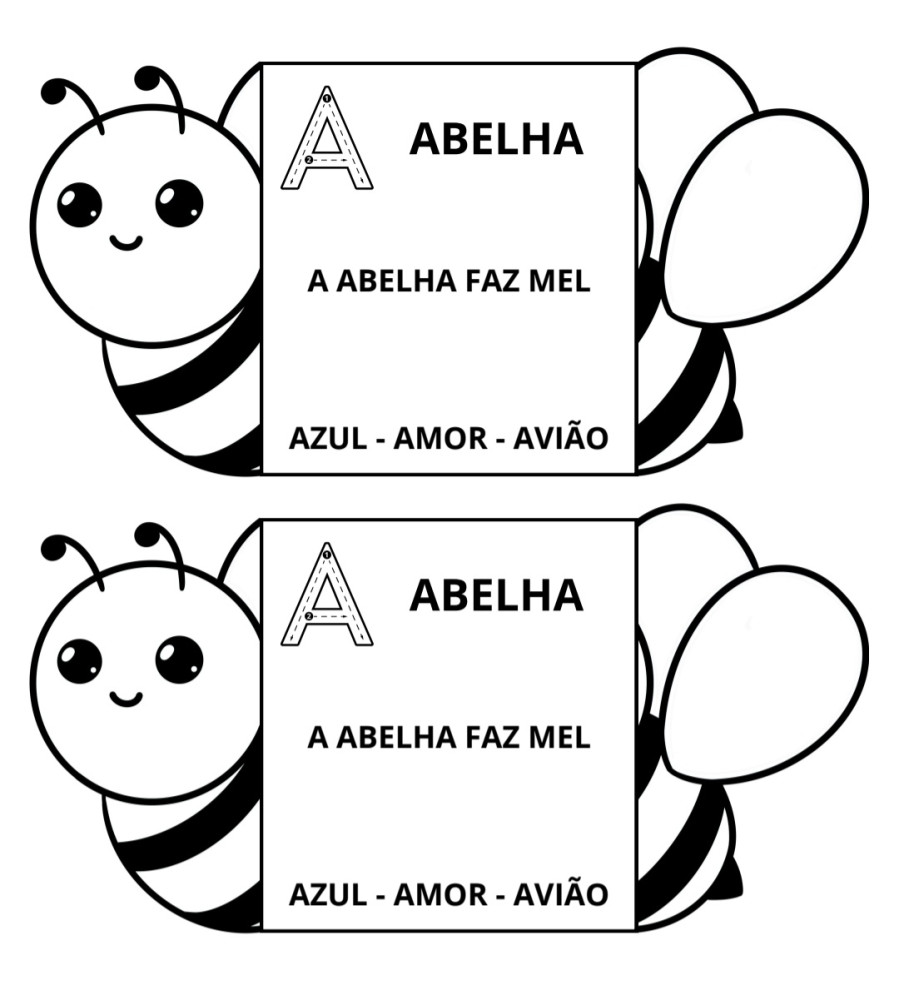 Fichas interativas do alfabeto