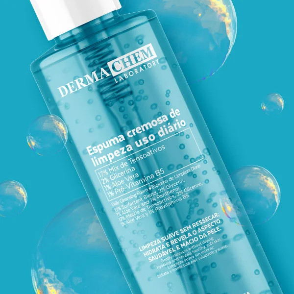 Espuma Cremosa Esfoliante Uso Diário – DermaChem (240 ml