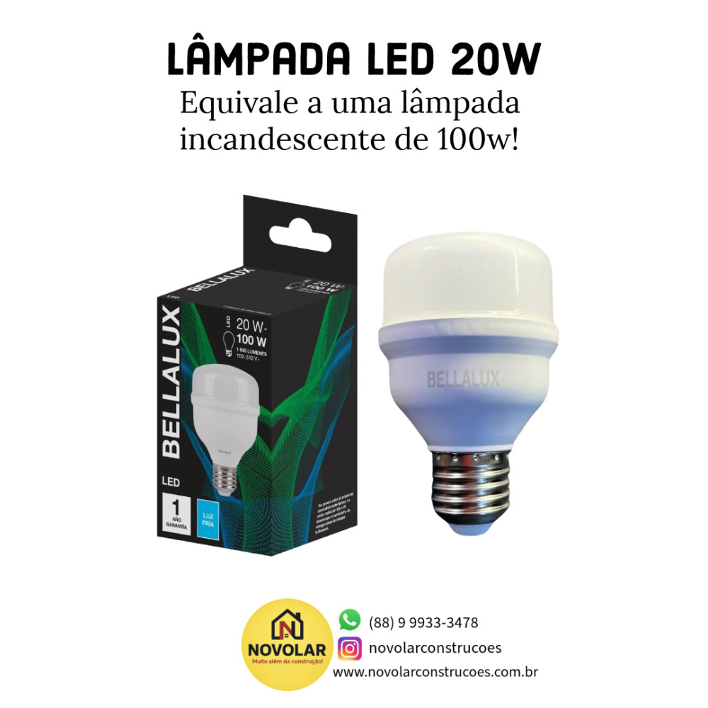 Lâmpada led 20w