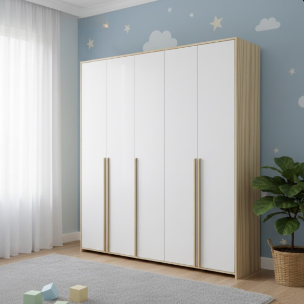 Roupeiro Modulado 5 portas - Divicar Móveis