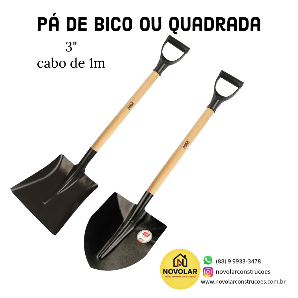 Pá de Bico ou Quadrada