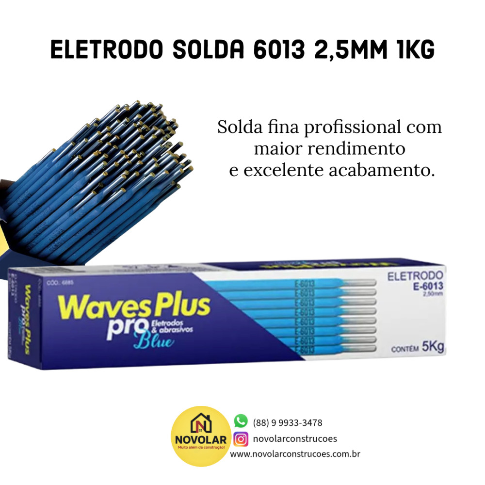 Eletrodo E-6013 2,5mm (Solda Fina)