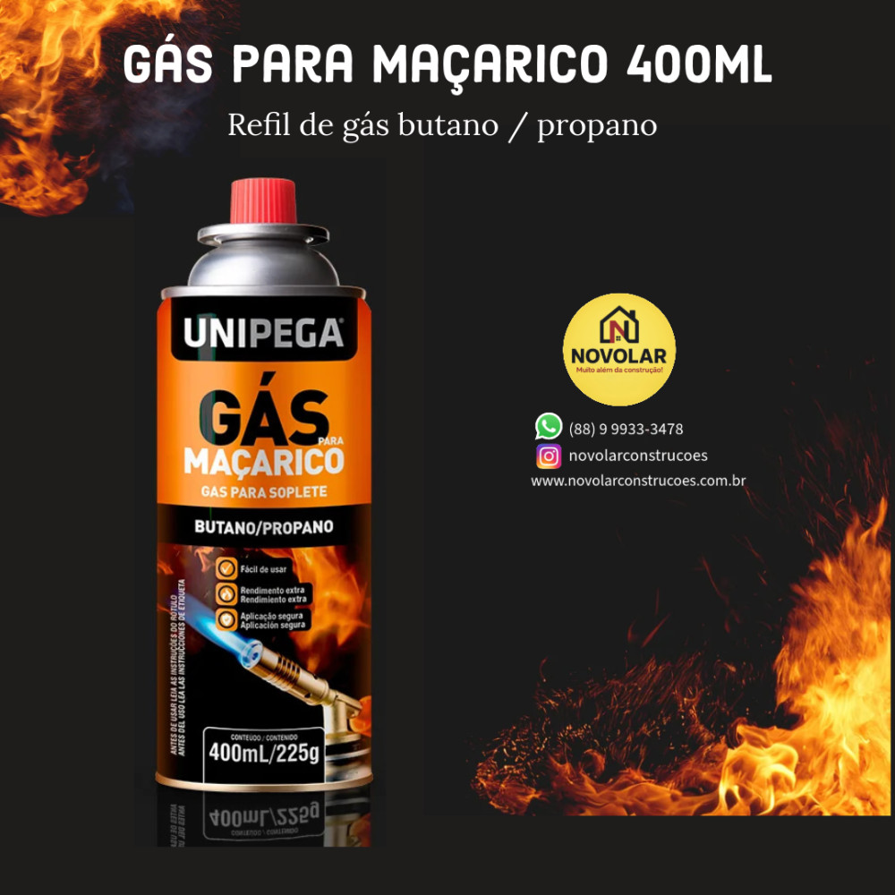 Gás para Maçarico 400ml