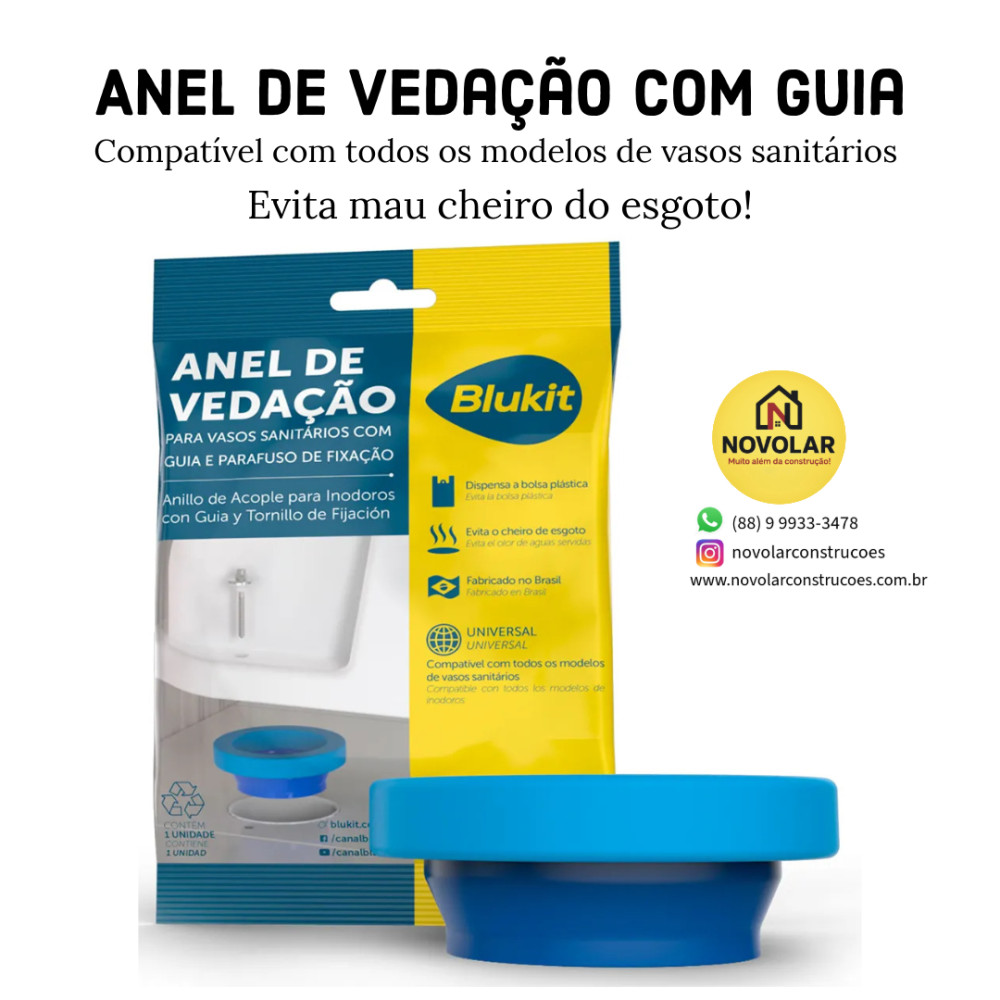Anel de Vedação com Guia Blukit