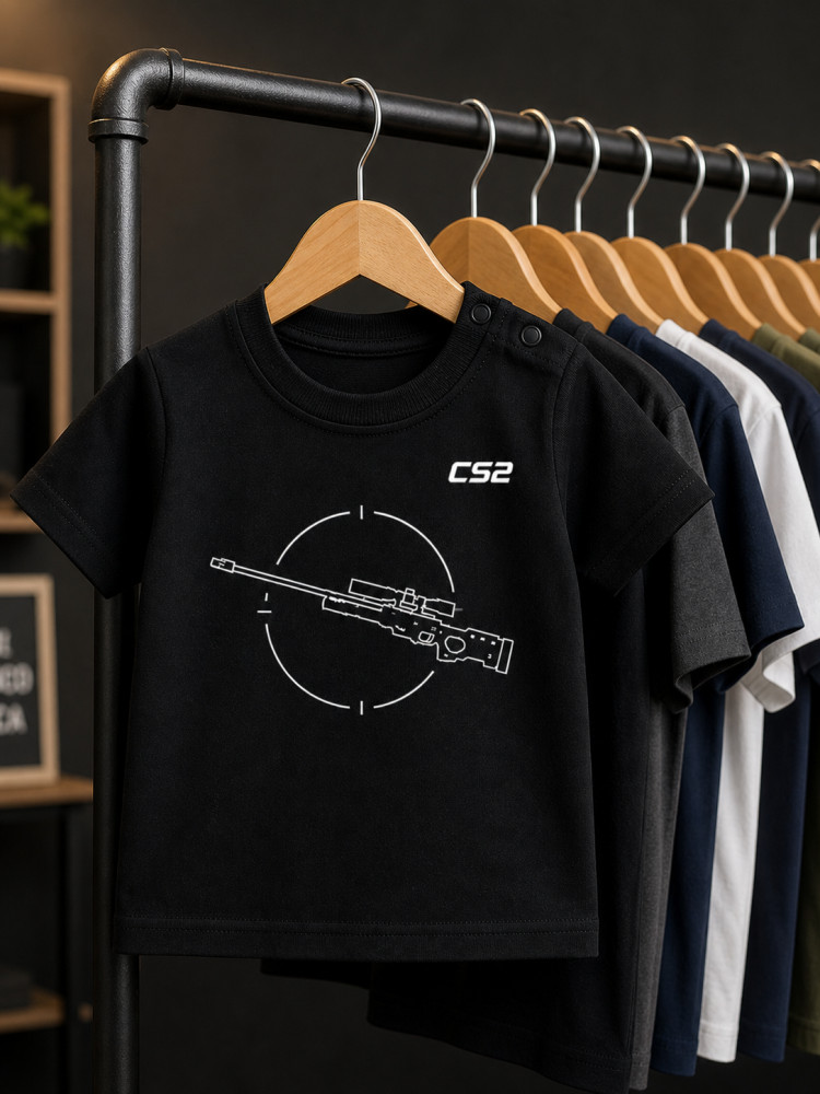 Camiseta Counter Strike 2 AWP - CS2 PRETO, 1 - SCALE STORE
