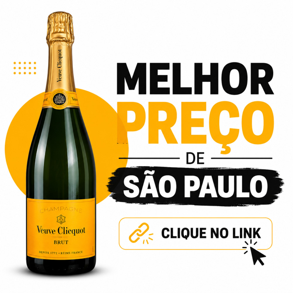 Champagne Veuve Clicquot Brut 750ml Importado França | Melhor