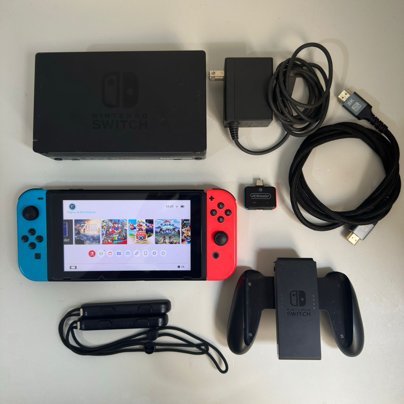 Nintendo Switch V1 Desbloqueado 128 GB Usado - Bione Games
