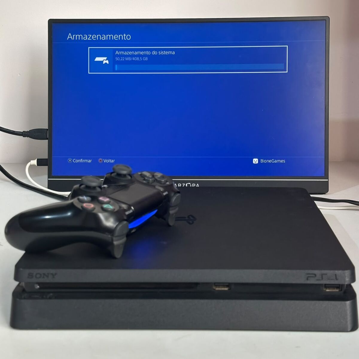PS4 Slim 500gb Usado - Bione Games