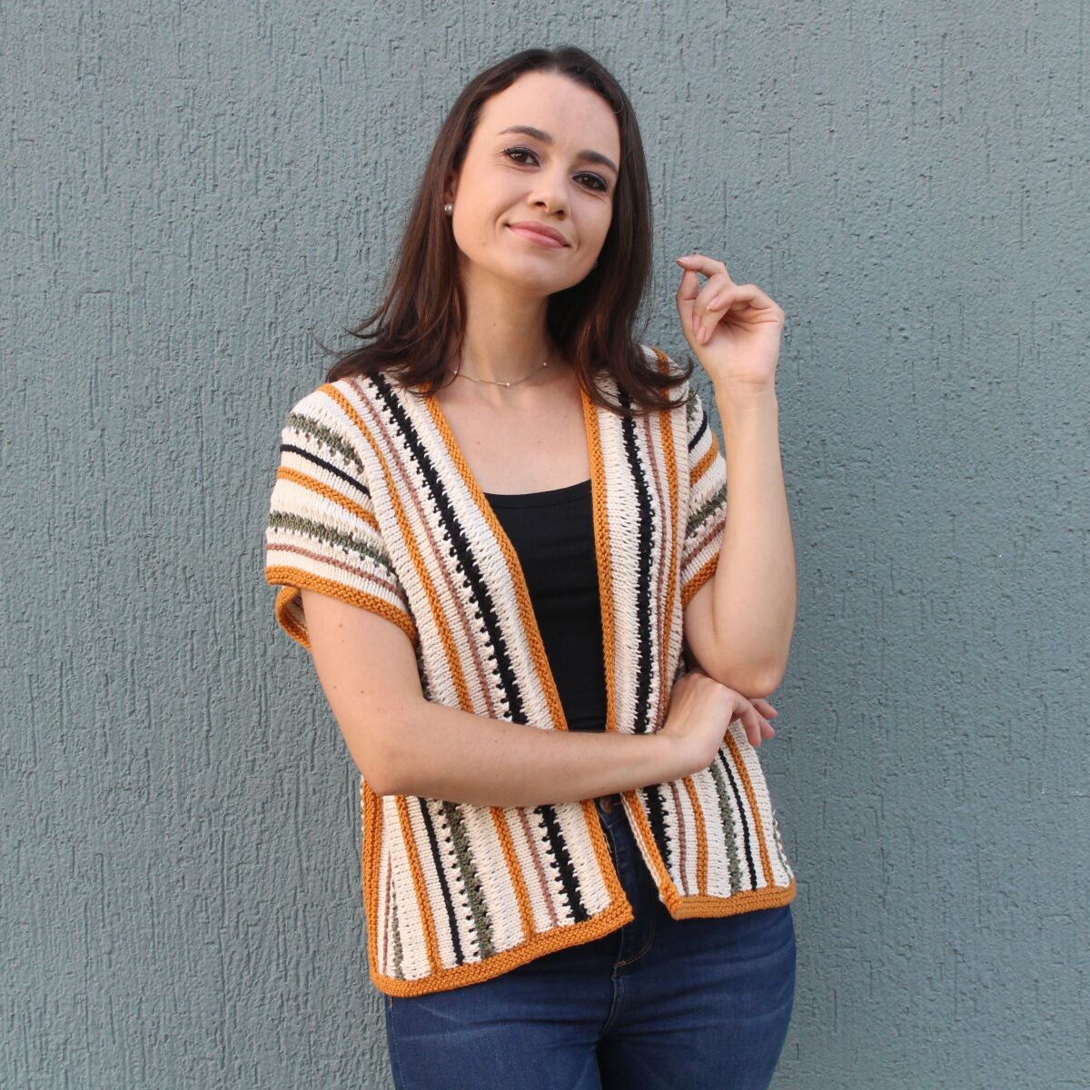 COLETE KIMONO LAUREN (receita + vídeo aula)