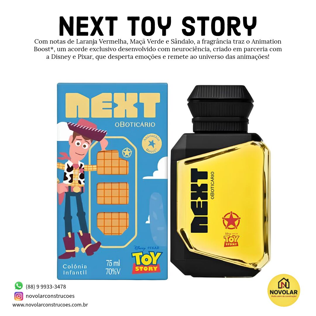 Next Toy Story 75ml - O Boticário