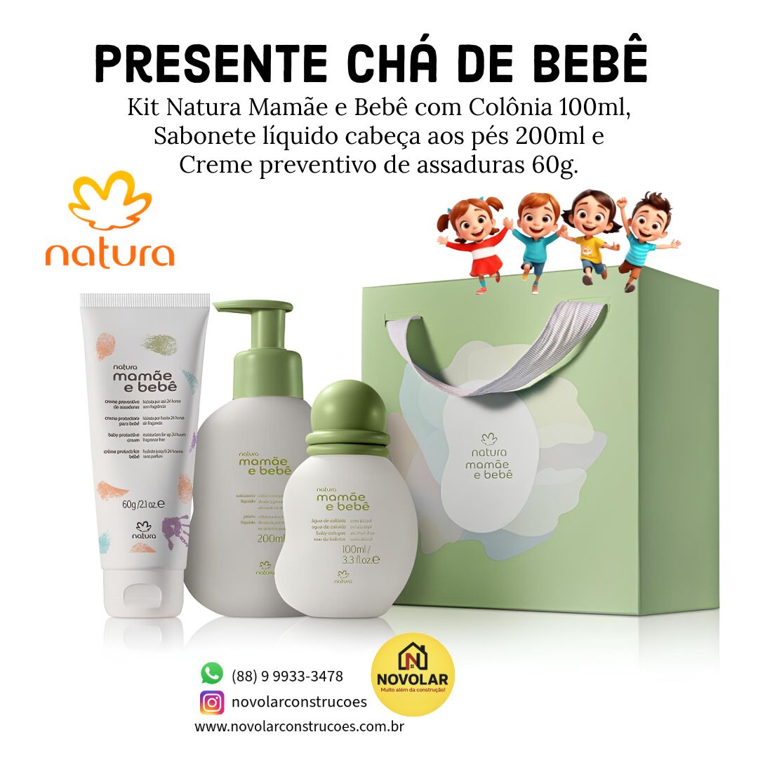 Presente Chá de Bebê Natura